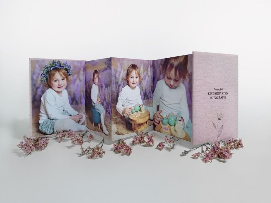 Hardcover Leporello Kita Fotos Dortmund