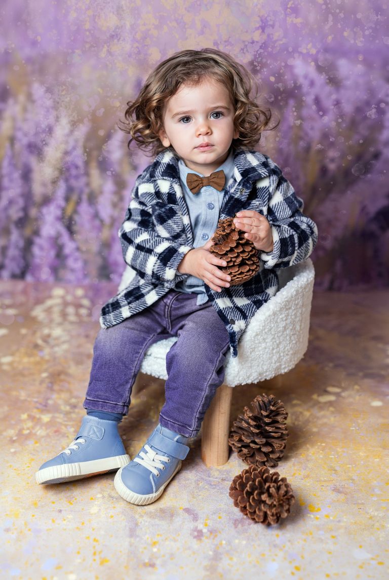 Kindergartenfoto mit herbstlichem Hintergrund Dortmund