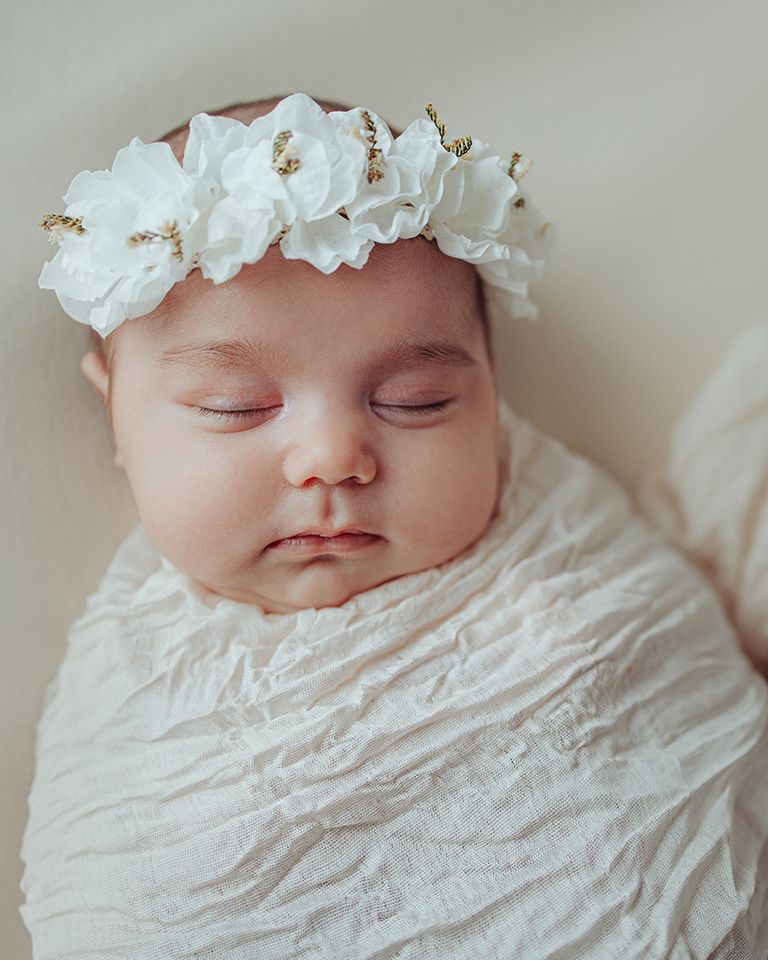 Schlafendes Baby bei einem Neugeborenen-Shooting in Dortmund